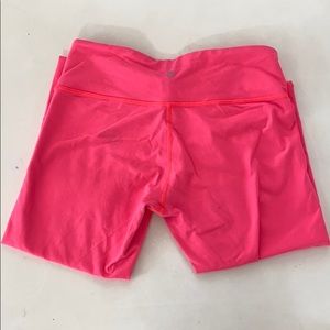 Reversible lulu lemon neon pink leggings